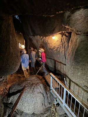 Descending into the Devils Grotto