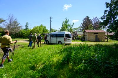 The van again