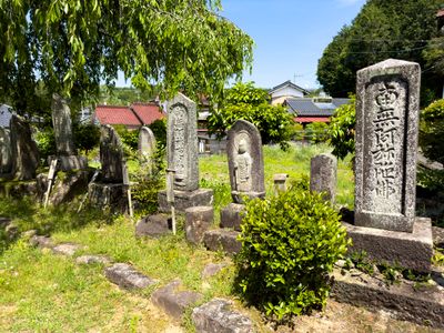Stone Buddhist Statues in Kono