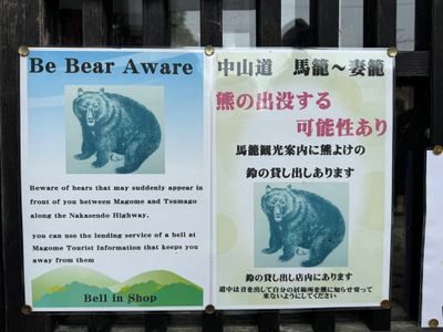 Bear warning