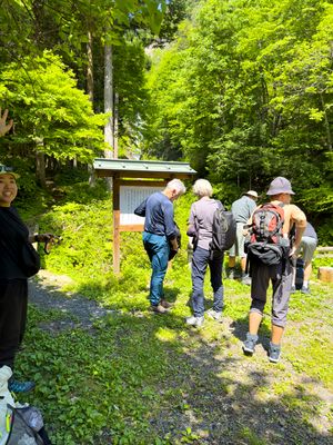 Dropping off at Karasawa Falls