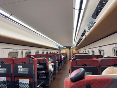 On the Shinkansen