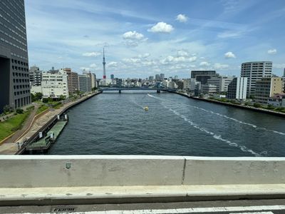 Crossing the Sumida River