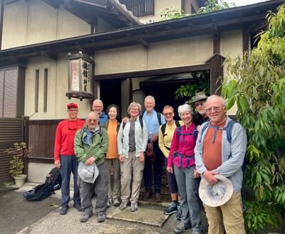 Leaving our Ryokan