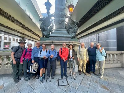 At the Nihonbashi Bridge