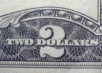 Rare two dollar bill