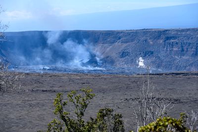 Not erupting