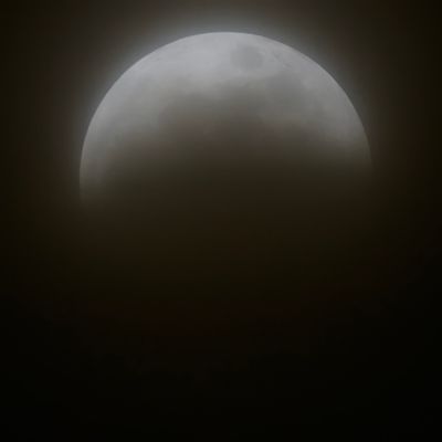 Cloudy Lunar Eclipse