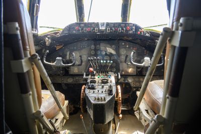 Cockpit of the 1956 Vickers Viscount