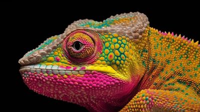 Les animaux couleurs...vus par l'Intelligence Artificielle, Midjourney