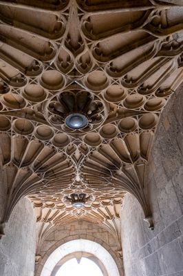 Oxford - gothic ceiling in a stairwell