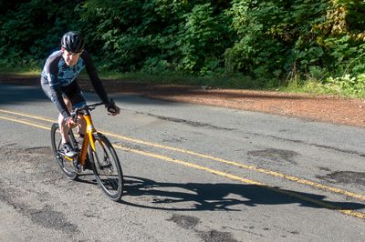 Coming down from the first hill