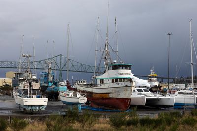 Boat yard in Astoria