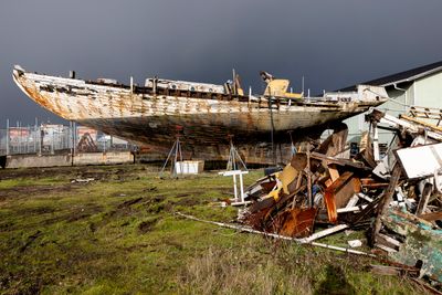 Sailboat ruin