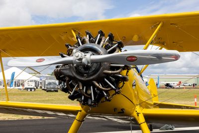 yellow fuselage