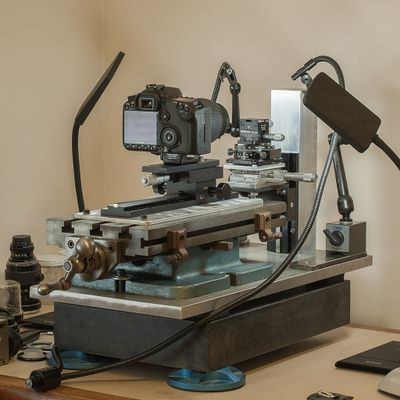 Modded Nikoin MM-11 toolmakers microscope