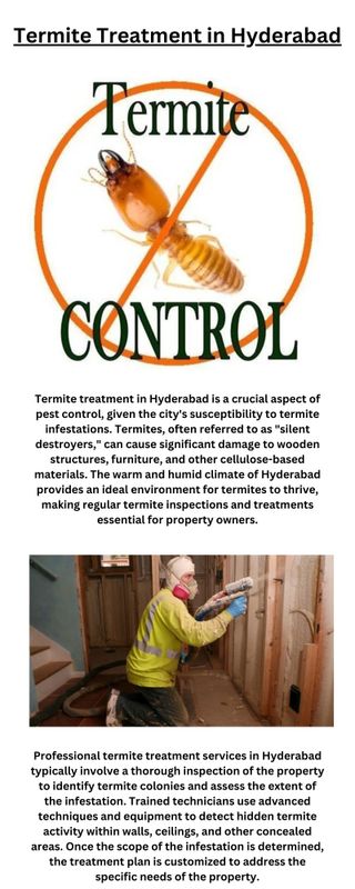 Termite Treatment in Hyderabad - 1
