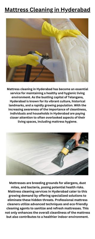 Mattress Cleaning in Hyderabad - 1