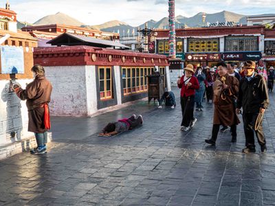 Lhasa - Jokhang monastery.