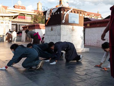 Lhasa - Jokhang monastery.