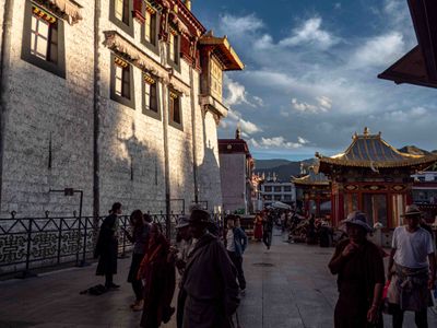 Lhasa - Jokhang monastery.