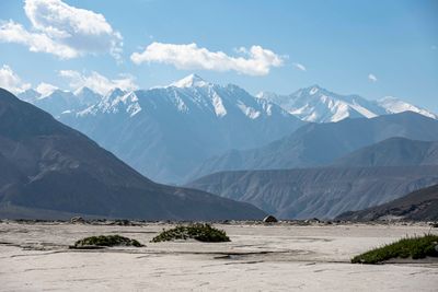 Nubra Valley - View at Karakoram Range