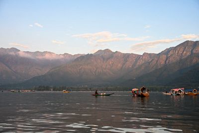 Srinagar - Evening at Dal Lake