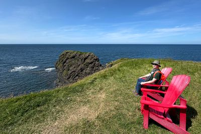 Enjoying the view!