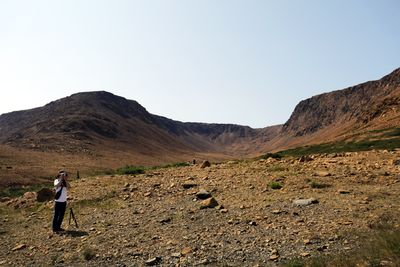 Taking pictures at the Tablelands