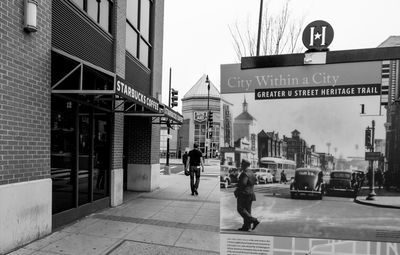 Along U Street in Washington DC