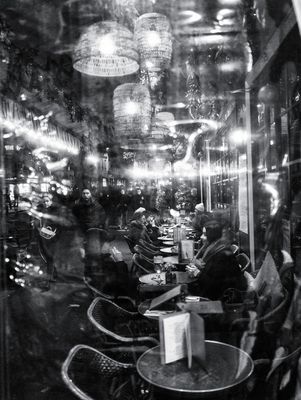 Paris, winter patio