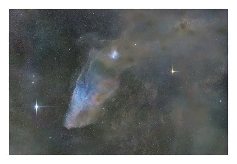 Blue Horsehead Nebula