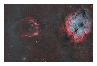 Flying Bat & Elephant Trunk Nebulae