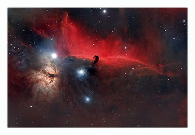 The Flame & Horsehead Nebulae