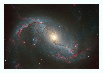 Barred Spiral Galaxy Ngc 1672