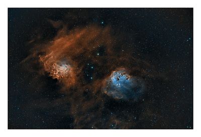 Flaming Star & Tadpole Nebulae