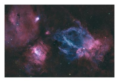 Bubble & Lobster Claw Nebulae