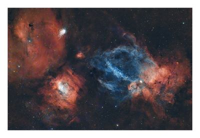 Bubble & Lobster Claw Nebulae