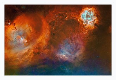 Rosette Cone Nebulae