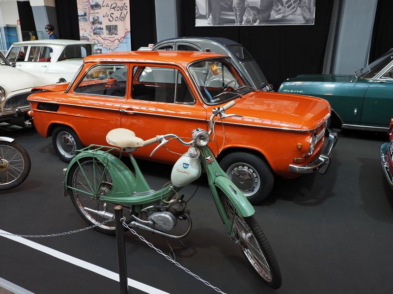 NSU car and NSU motorcycle