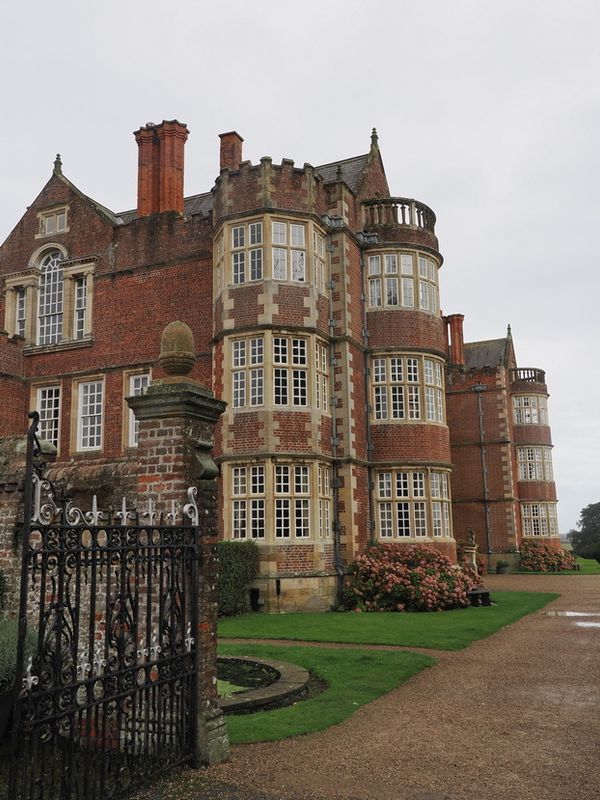 Burton Agnes Hall - coming from the village church