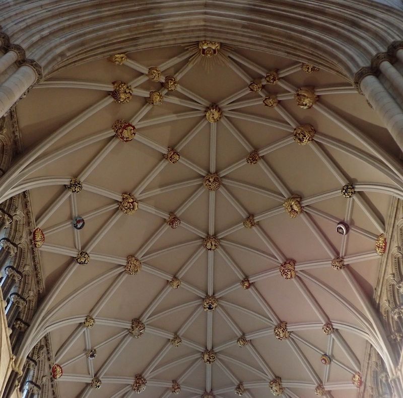 York Minster - South Transept - new ceiling after the 1984 fire