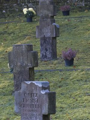 German war cemetery in Biesdorf - Germany