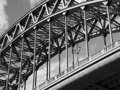 The Tyne Bridge - detail BW
