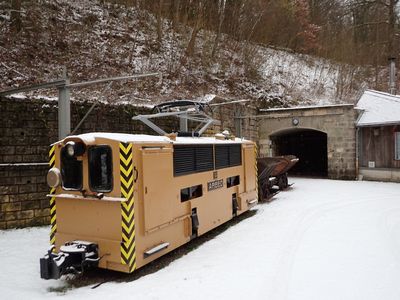 Electric loco with buggies