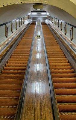 Mechanical stairs to Linkeroever 
