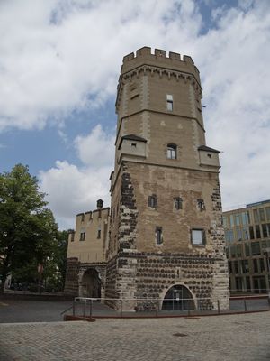 Southern entrance to medieval Cologne