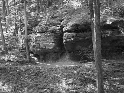 Mullerthal rocks BW