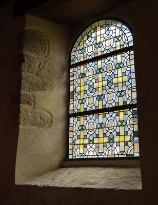 Saint Lunaire - Vieille Eglise - 11th century - stained glass