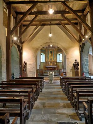 Saint Lunaire - Vieille Eglise - 11th century HDR